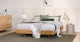 Noel Lunaria White Bouclé 48" Headboard Extension Panels - Gallery View 2 of 8.