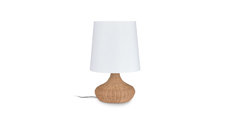 Salanga Wide White Table Lamp - Primary View 1 of 8 (Open Fullscreen View).