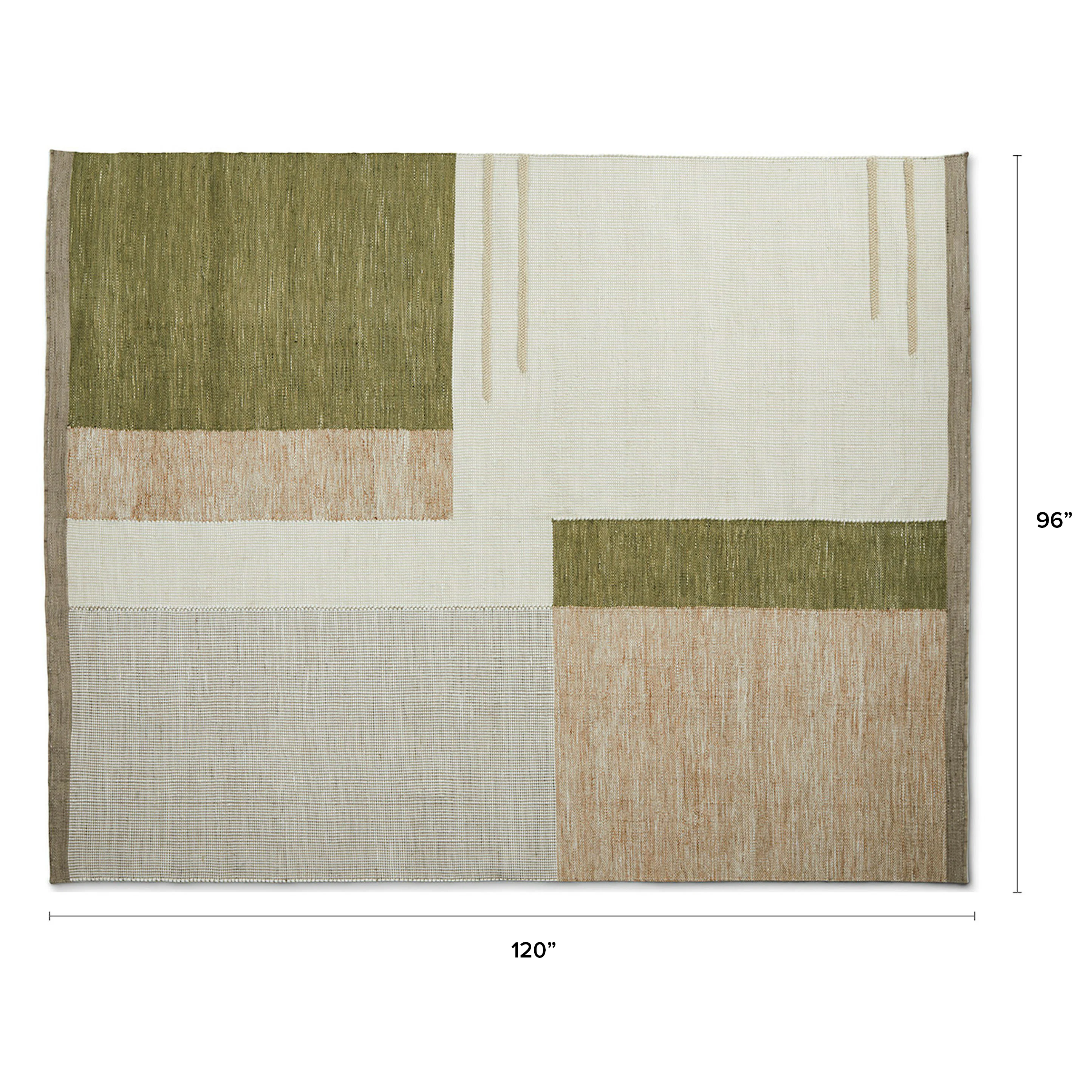 Elko 8 x 10 Indoor/Outdoor Rug - Spring Green