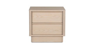 Aster Natural Ash 2 Drawer Nightstand