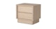 Aster Natural Ash 2 Drawer Nightstand - Gallery View 3 of 12.