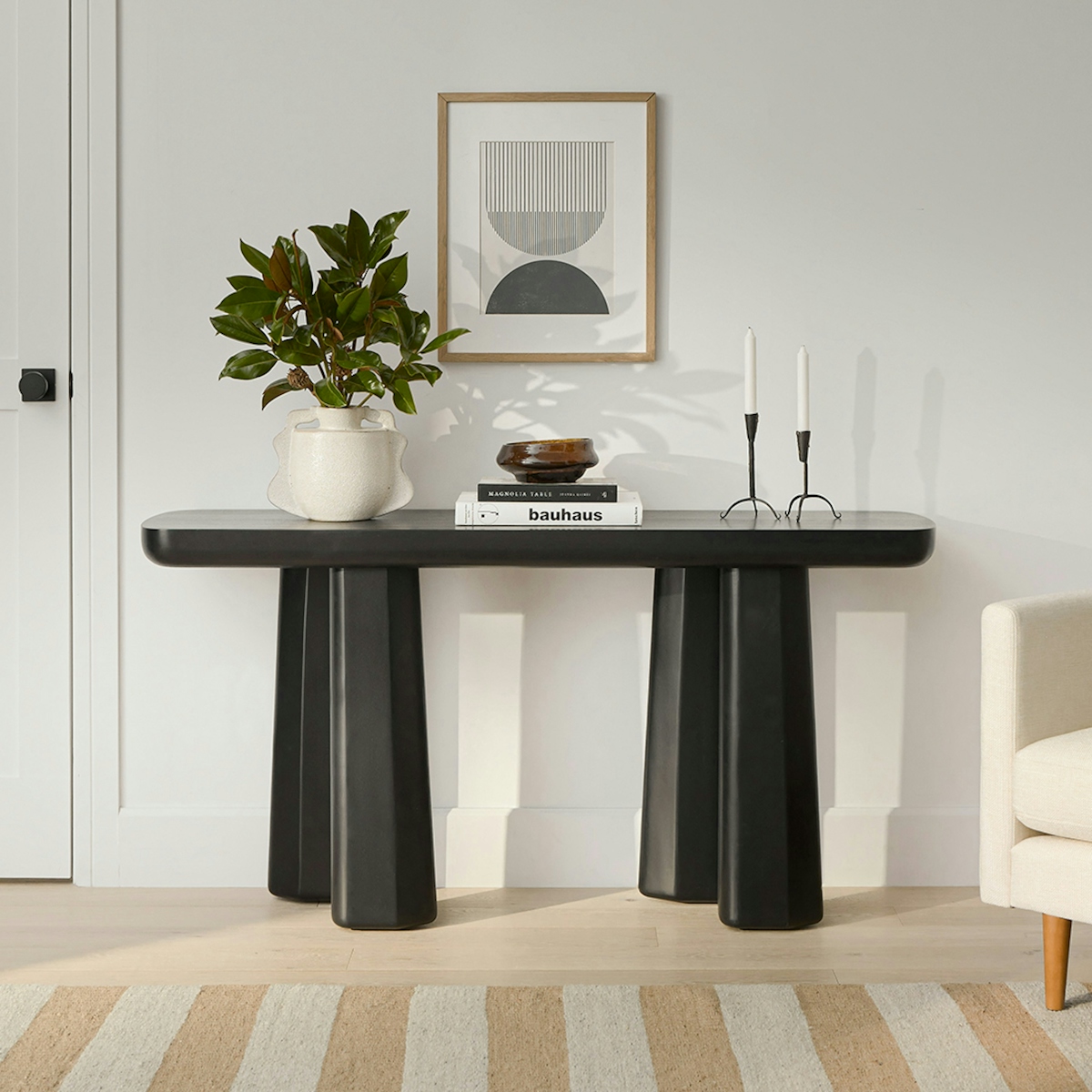 Scandi Console - Black main image 1