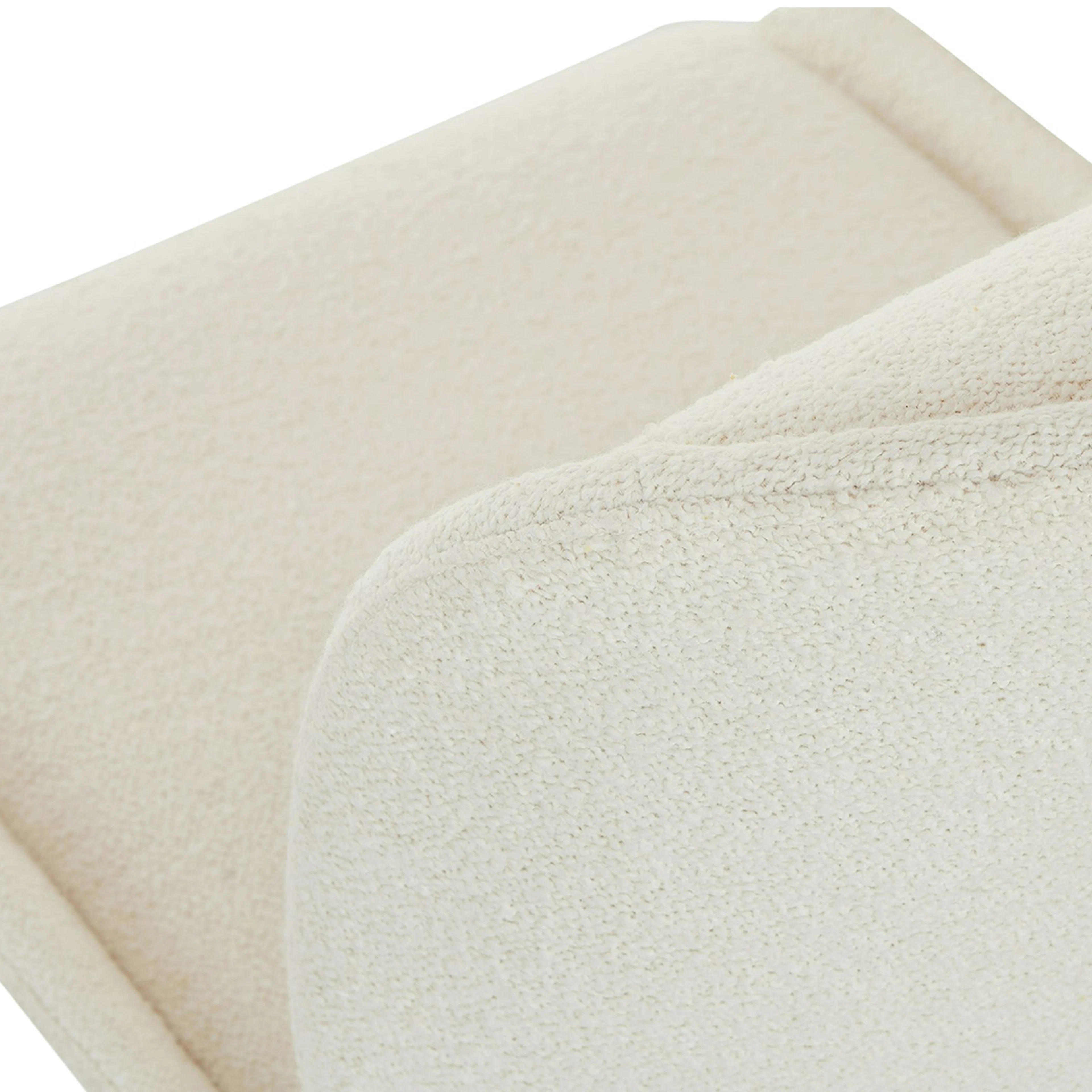 Rya Office Chair - Ivory Wool Bouclé