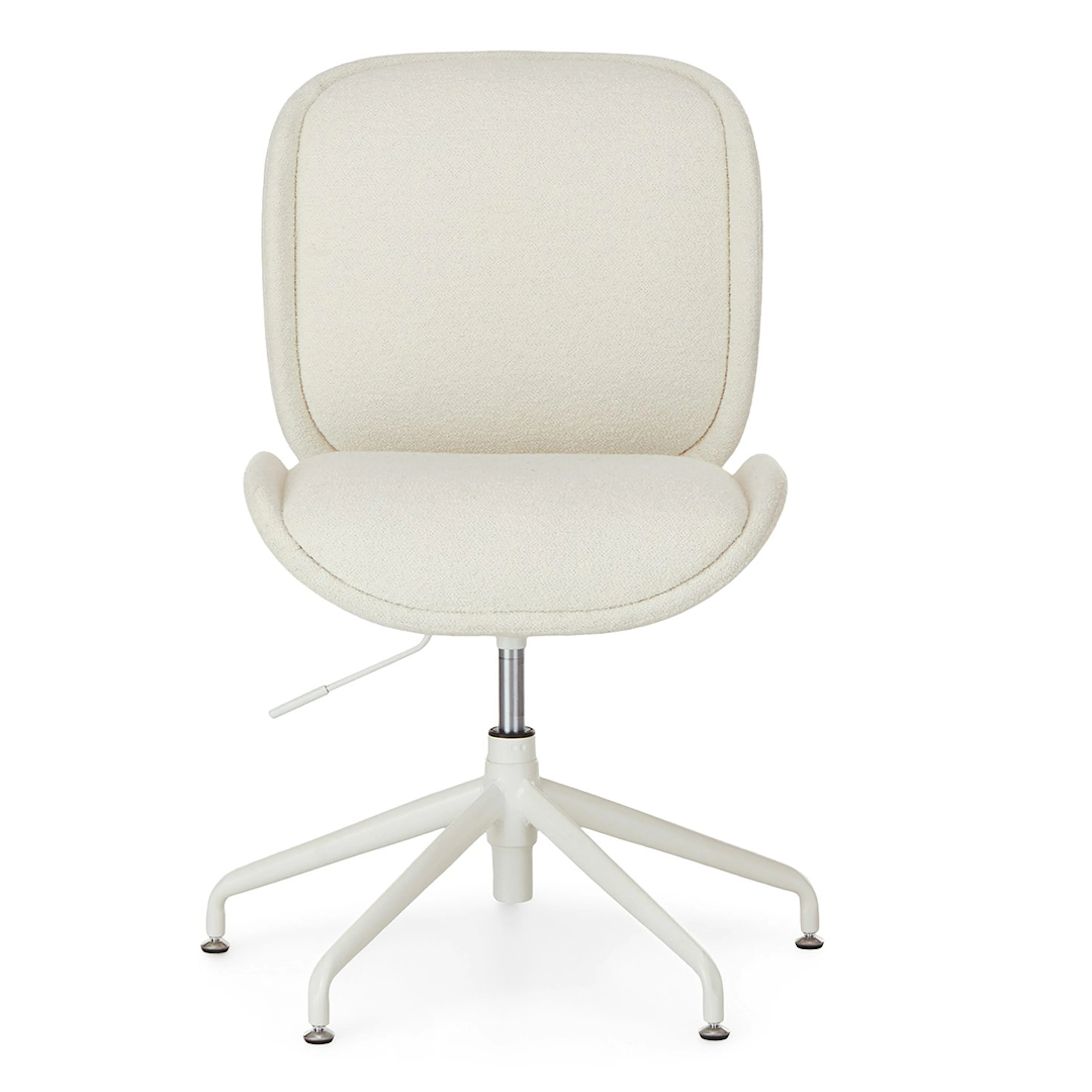 Rya Office Chair - Ivory Wool Bouclé