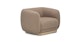 Pinni Sandstone Wool Bouclé Lounge Chair - Gallery View 1 of 11.