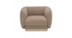 Pinni Sandstone Wool Bouclé Lounge Chair - Gallery View 3 of 11.