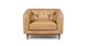Hamber Charme Tan Lounge Chair - Gallery View 1 of 11.