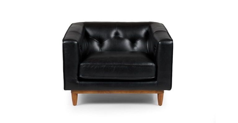 Hamber Oxford Black Lounge Chair - Primary View 1 of 11 (Open Fullscreen View).