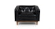 Hamber Oxford Black Lounge Chair - Gallery View 1 of 11.