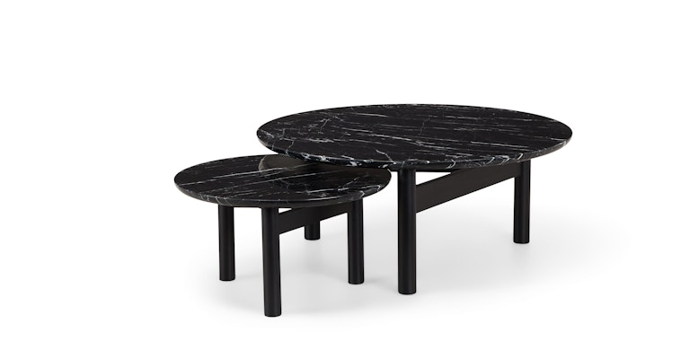 Bowery Black Nesting Coffee Table - Primary View 1 of 17 (Open Fullscreen View).