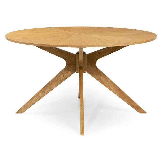 Conan Round Oak Dining Table for 4 | Article