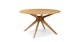 Conan Oak Round Dining Table - Gallery View 1 of 8.
