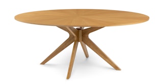 Conan Oak Oval Dining Table