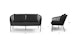 Corda Slate Gray Sofa Set - Gallery View 12 of 12.