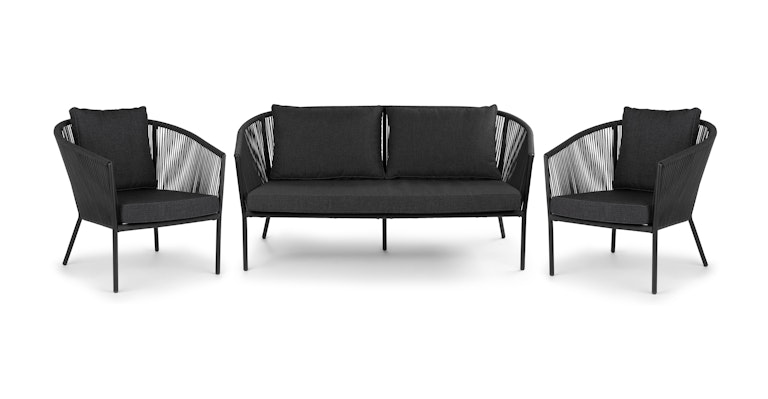 Corda Slate Gray Sofa Set - Primary View 1 of 12 (Open Fullscreen View).