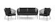 Corda Slate Gray Sofa Set - Gallery View 1 of 12.