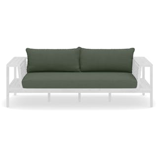 Callais Outdoor Sofa Cushion Cover Set - Dravite Green