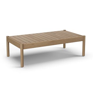 Rosa 47" Outdoor Coffee Table - Light Eucalyptus