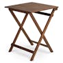 Elanora Outdoor Folding Cafe Table - Dark Acacia