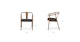 Fonra Twilight Gray Smoked Oak Dining Chair - Gallery View 11 of 11.