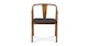 Fonra Twilight Gray Smoked Oak Dining Chair - Gallery View 2 of 11.