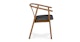 Fonra Twilight Gray Smoked Oak Dining Chair - Gallery View 3 of 11.