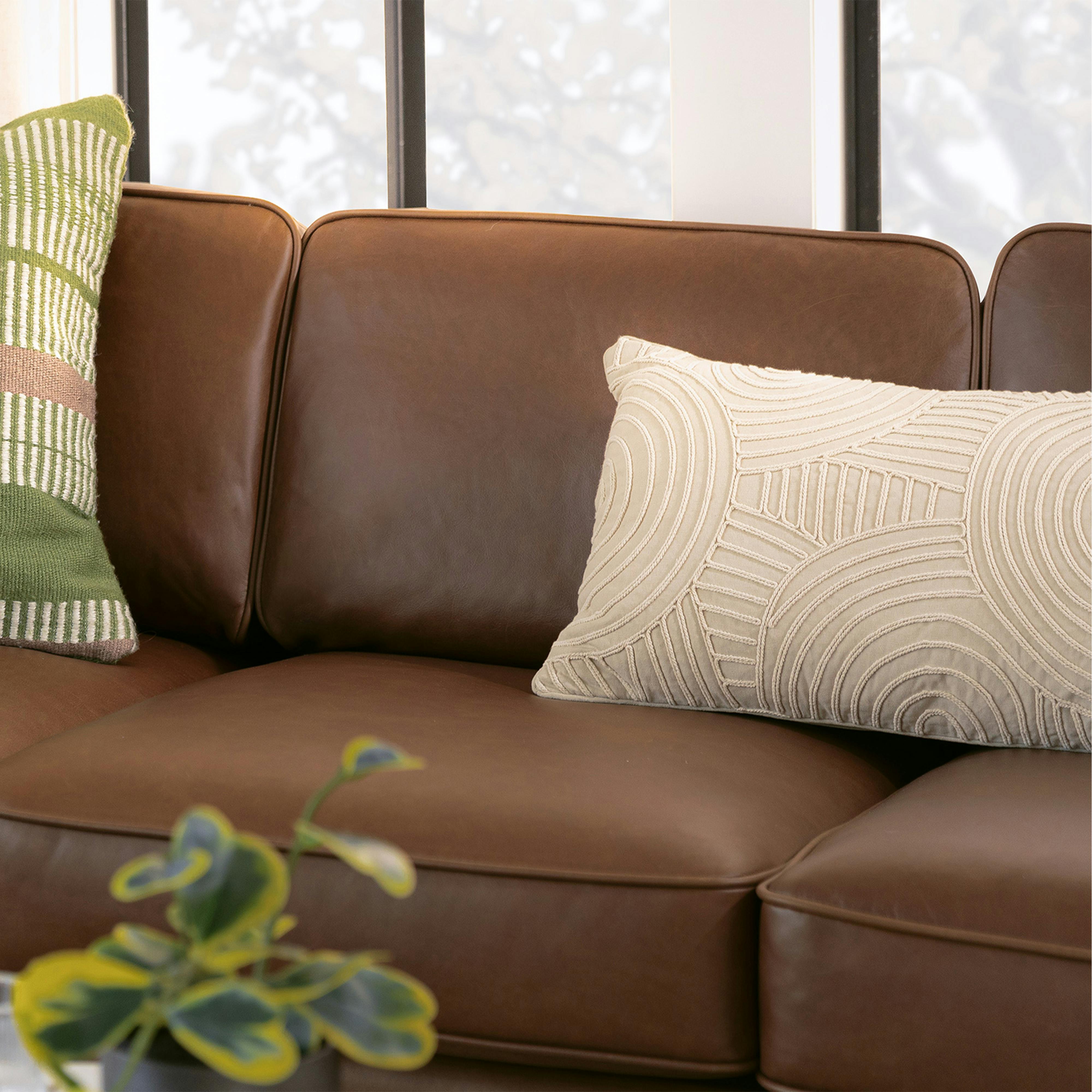 Article Timber Leather Sofa - Thumbnail 3
