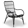 Medan 25" Outdoor Lounge Chair - Graphite