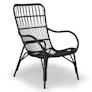 Medan 25" Outdoor Lounge Chair - Graphite
