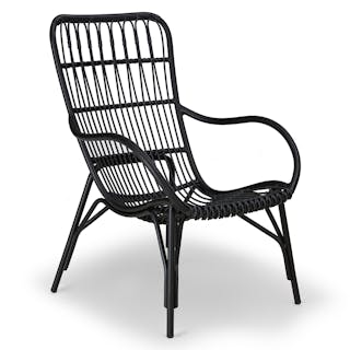 Medan 25" Outdoor Lounge Chair - Graphite
