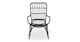 Medan Graphite Lounge Chair - Gallery View 4 of 10.