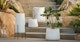 Tuva White Tall Narrow Planter Set - Gallery View 2 of 11.