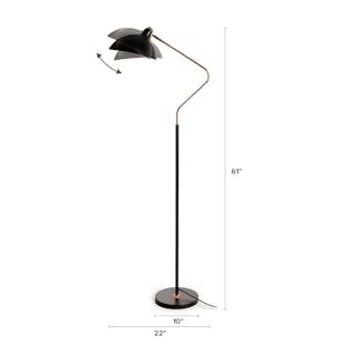 The Leap Floor Lamp x Table Lamp Bundle - Primary View 1 of 6 (Click To Zoom).