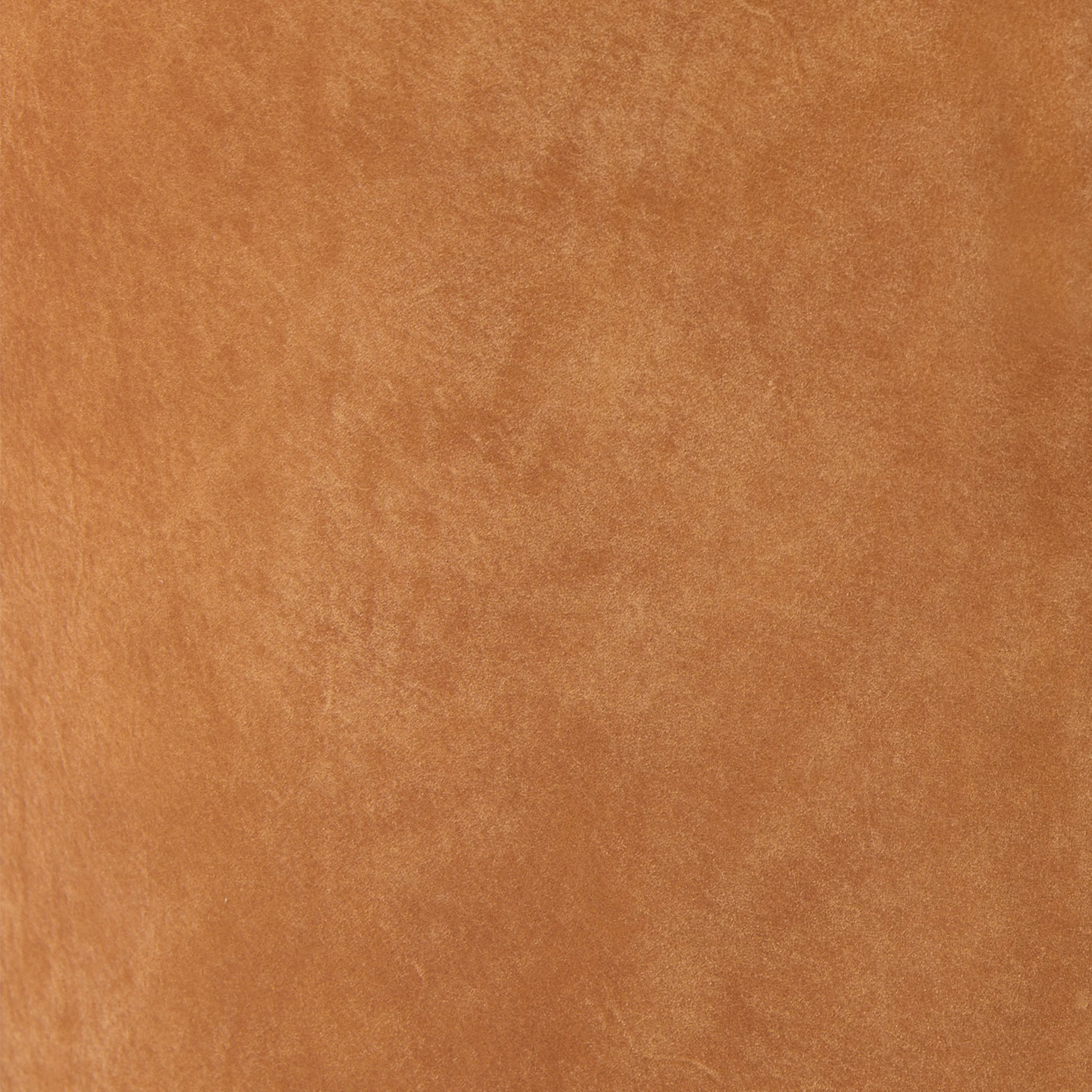 Cigar 44" Rawhide Tan Leather Swivel Lounge Chair
