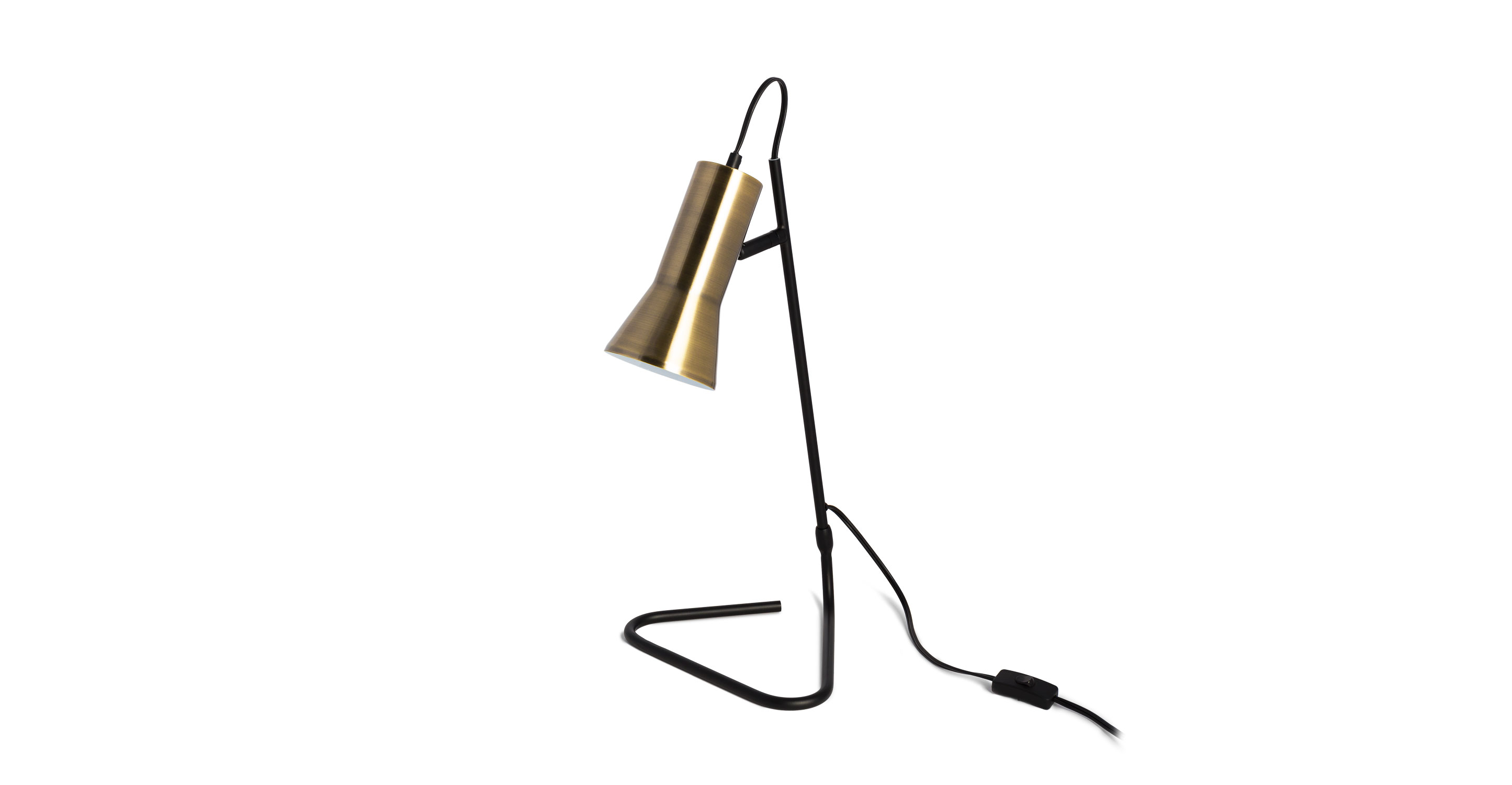 Torch Black Table Lamp
