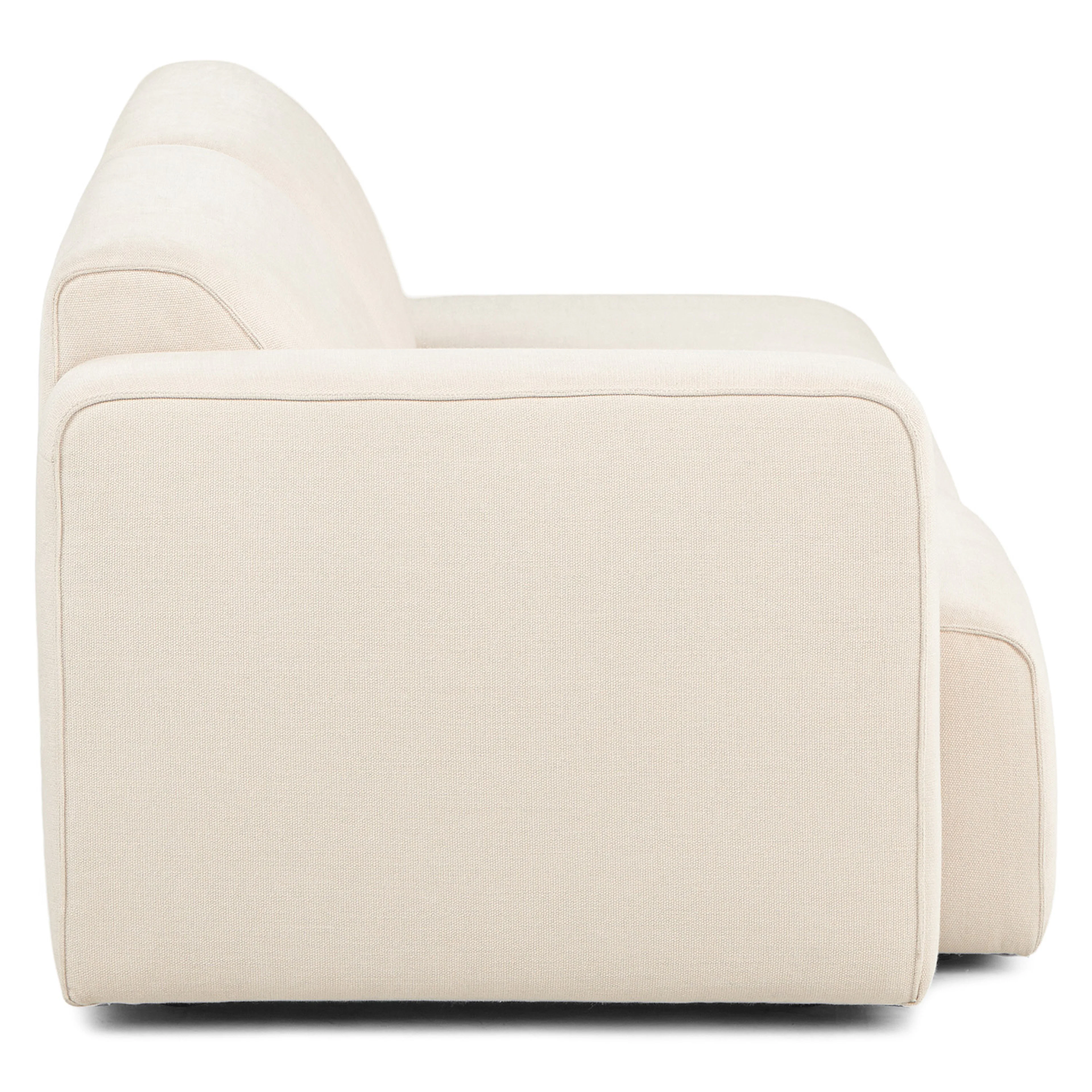 Sanna 100" Left Arm Modular Sofa - Magnet Ivory