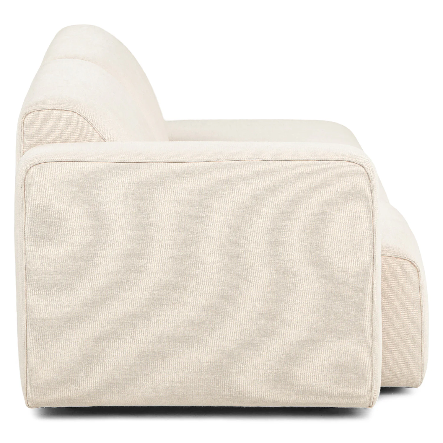 Sanna 100" Left Arm Modular Sofa - Magnet Ivory