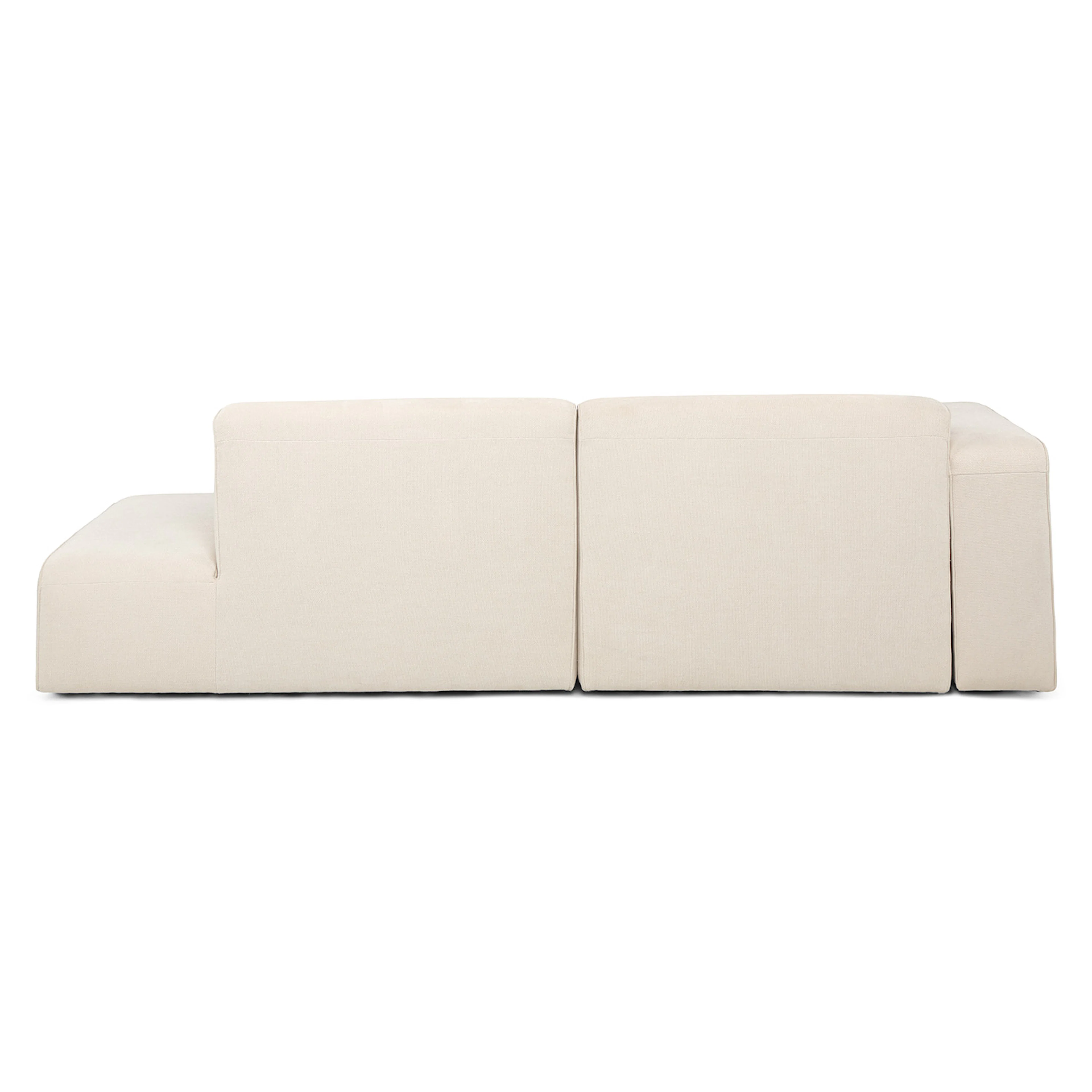 Sanna 100" Left Arm Modular Sofa - Magnet Ivory