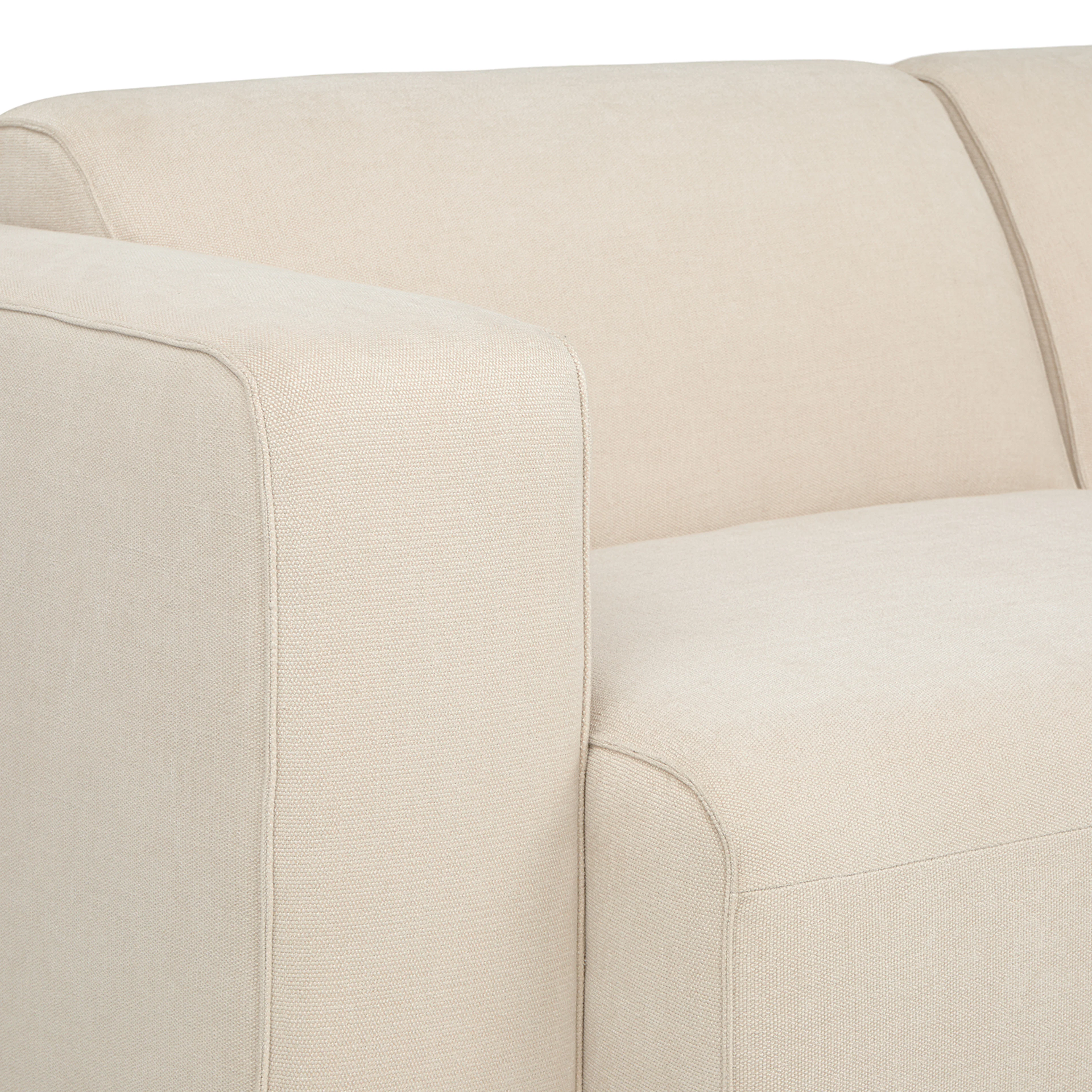 Sanna 100" Left Arm Modular Sofa - Magnet Ivory
