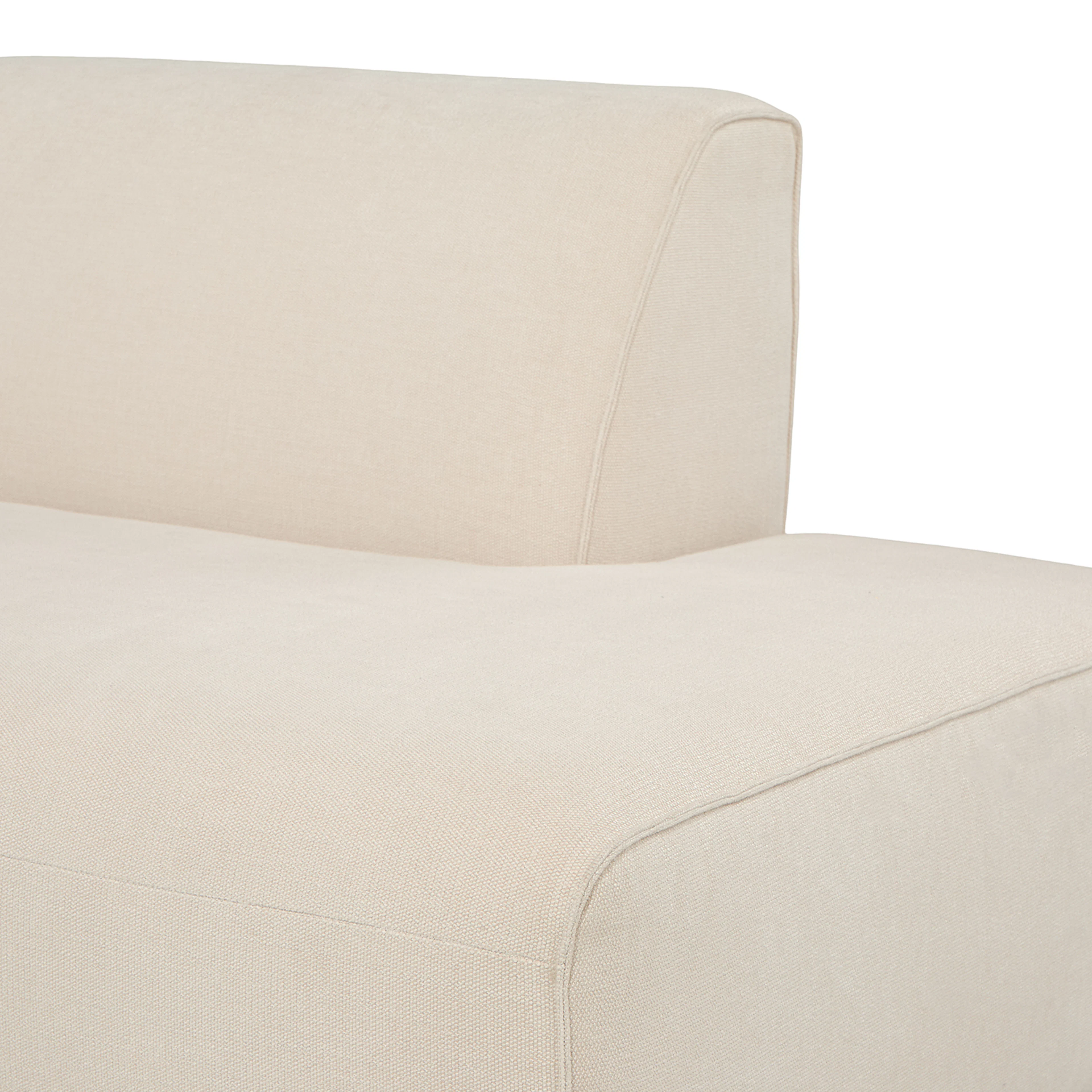 Sanna 100" Left Arm Modular Sofa - Magnet Ivory