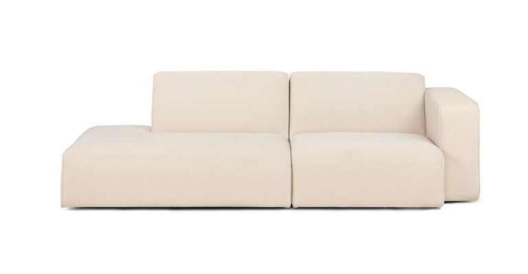 Sanna Magnet Ivory Right Arm Modular Sofa - Primary View 1 of 15 (Open Fullscreen View).