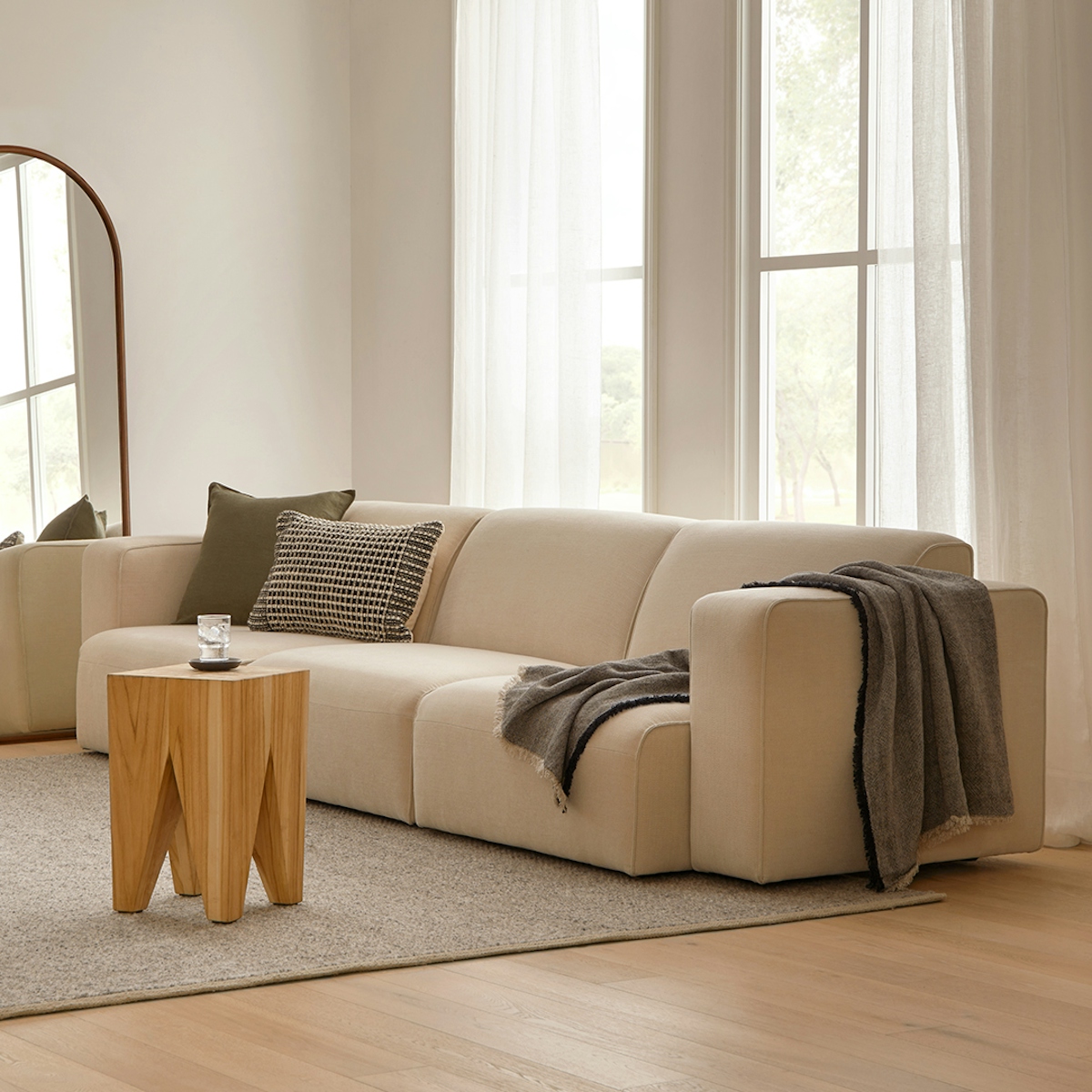 Sanna Ivory Modular Sofa Article