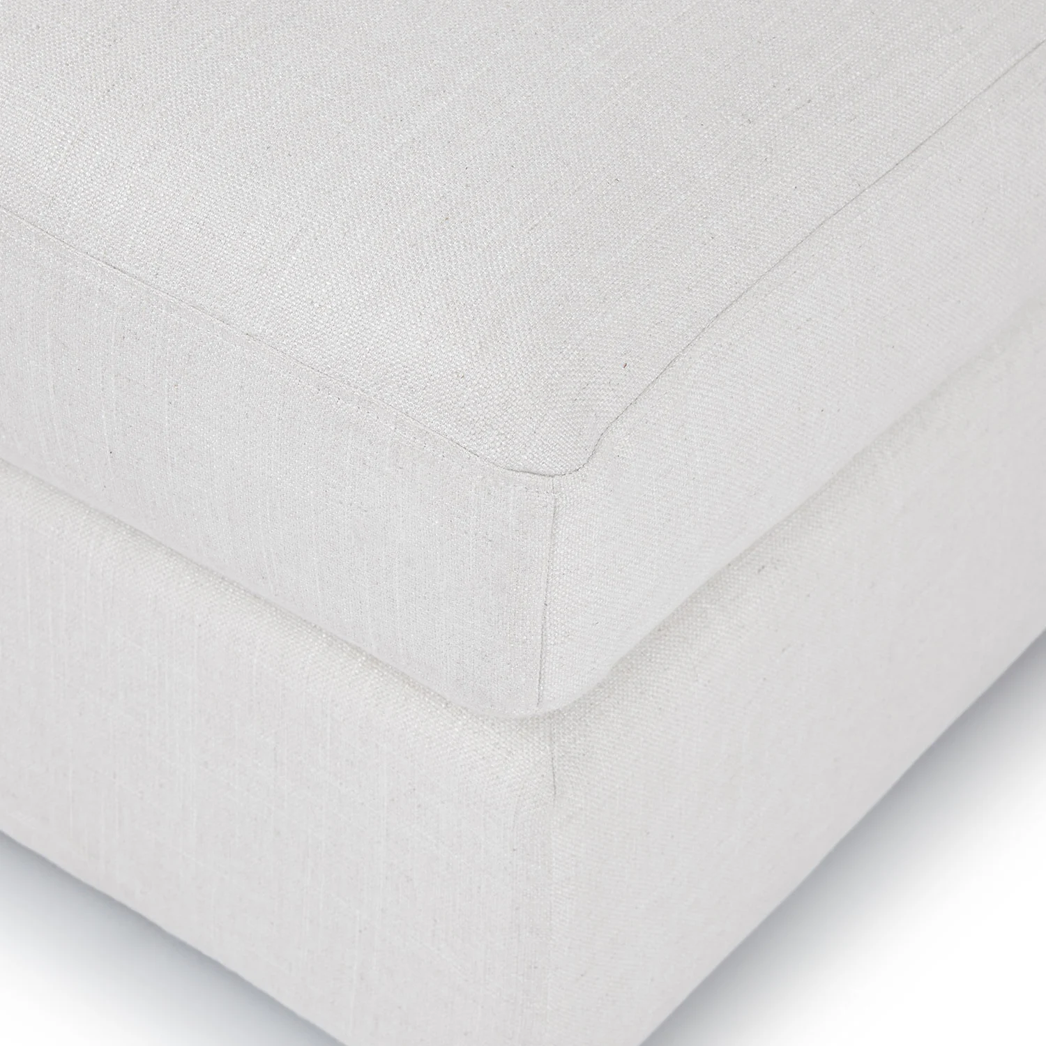 Beta 137.5" Left Modular Chaise Sectional - Quartz White