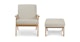 Otio Welsh Taupe Oak Lounge Set - Gallery View 3 of 12.