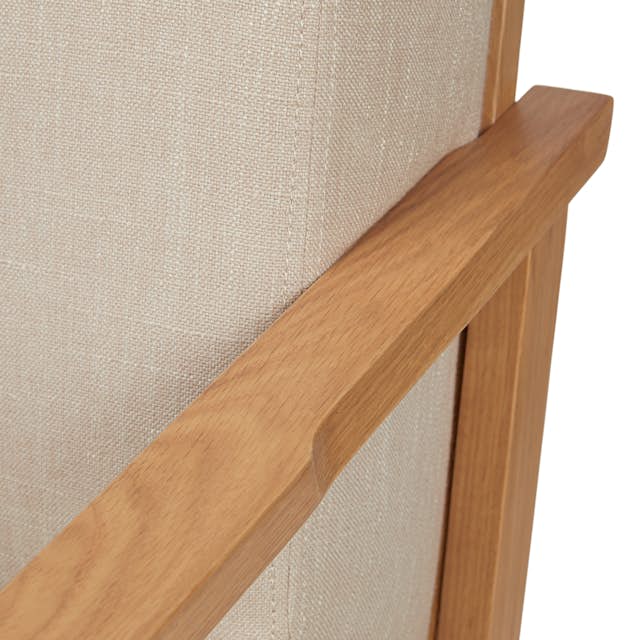 Otio 26" Oak & Welsh Taupe Lounge Set
