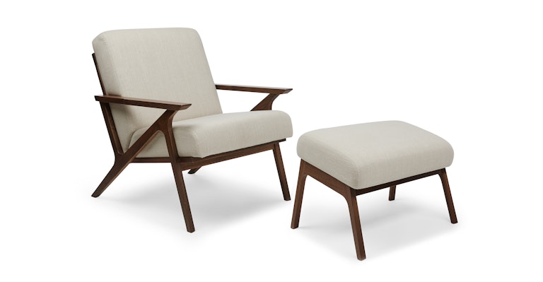 Otio Welsh Taupe Walnut Lounge Set - Primary View 1 of 13 (Open Fullscreen View).