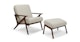 Otio Welsh Taupe Walnut Lounge Set - Gallery View 1 of 13.