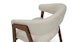 Josra Welsh Taupe Walnut Dining Chair - Gallery View 6 of 10.