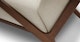 Otio Welsh Taupe Walnut Lounge Chair - Gallery View 8 of 11.