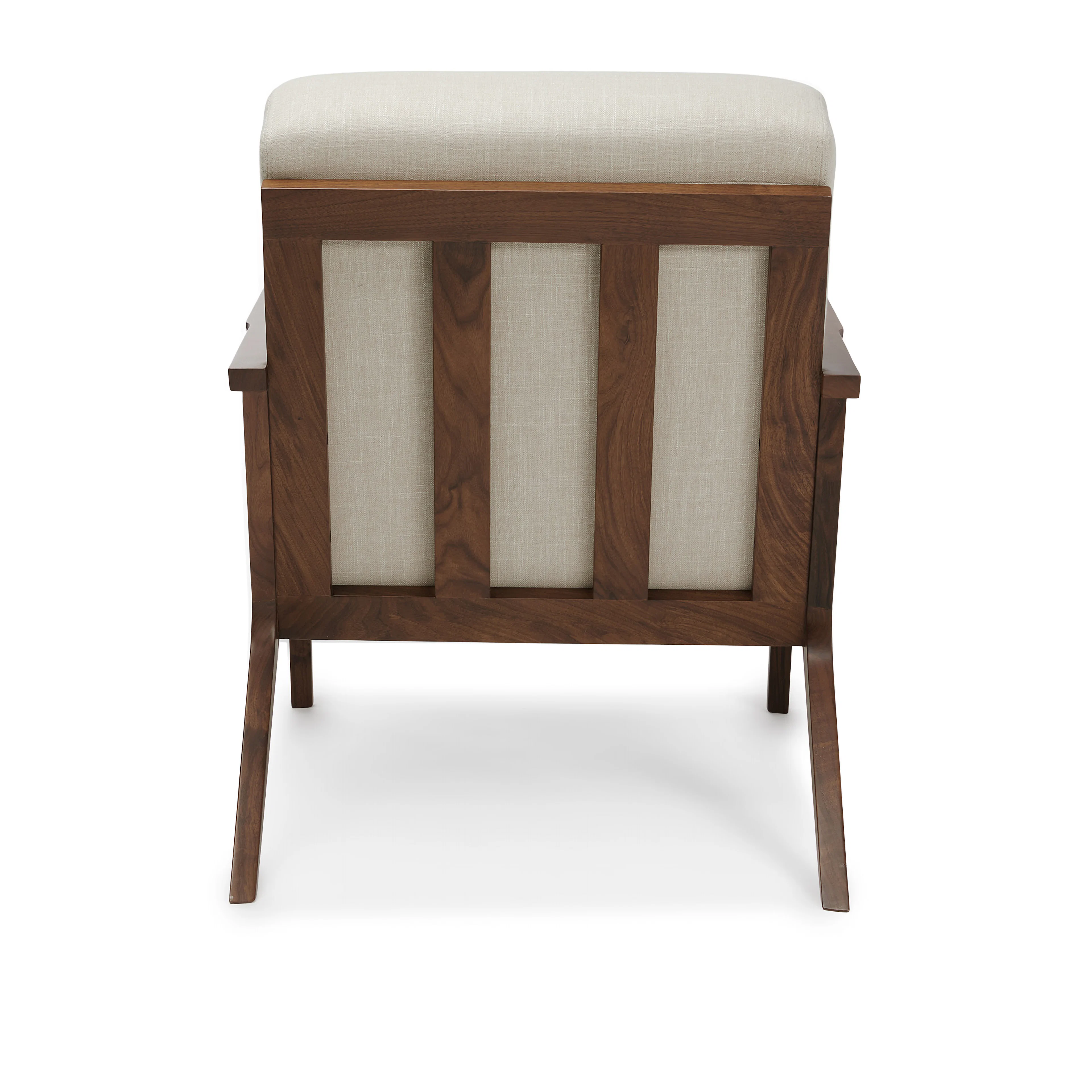 Otio 26" Walnut & Welsh Taupe Lounge Chair